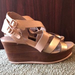 Rose Gold Vince Camuto wedges